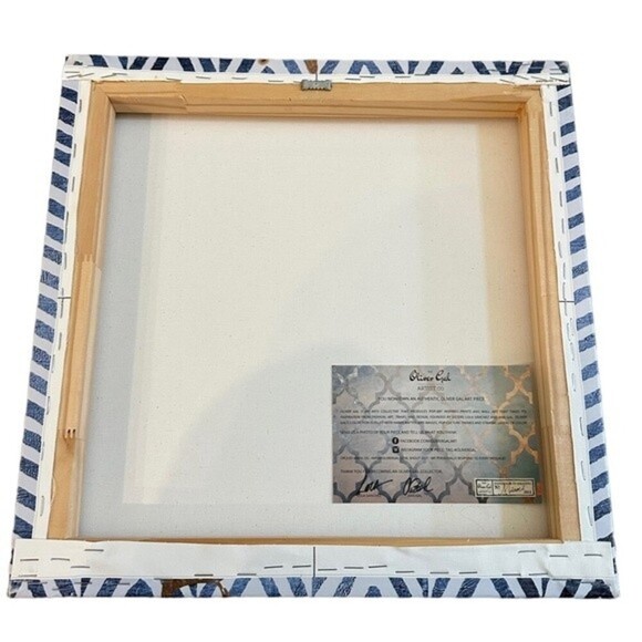 Oliver Gal Art Piece “Enjoy the Little Things” Canvas 16 x 16 - Picture 6 of 7